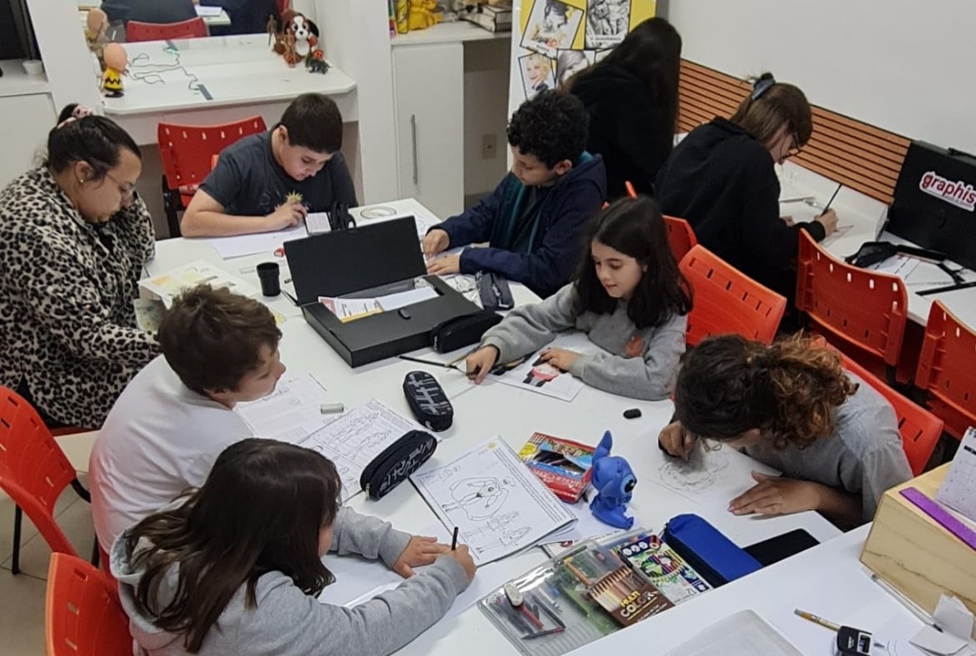 Sala de aula Graphis Bragança Paulista